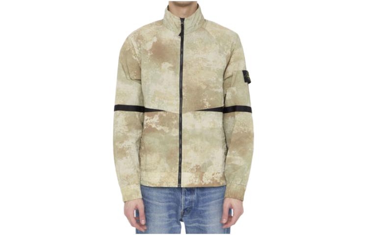 STONE ISLAND SS24 Camouflage Print Zip-Up Jacket for Men Colorblock Design 8015661E1-V0091 圖 2
