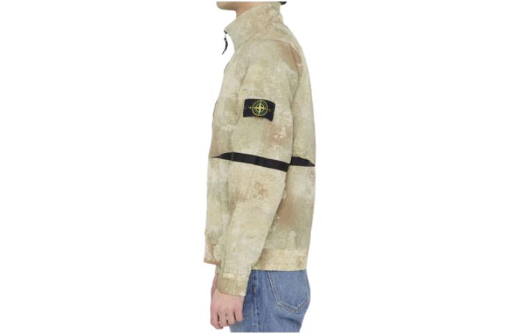 STONE ISLAND SS24 Camouflage Print Zip-Up Jacket for Men Colorblock Design 8015661E1-V0091 圖 4