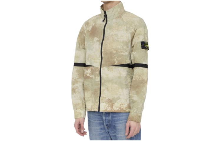STONE ISLAND SS24 Camouflage Print Zip-Up Jacket for Men Colorblock Design 8015661E1-V0091 圖 5