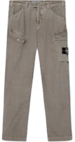 Stone Island SS24 Closed Loop Rare White Logo Relaxed Cargo Pants Grey Menswear 8015320T1-V0064 Stone Island SS24 Closed Loop Rare White Logo Relaxed Cargo Pants Grey Menswear 8015320T1-V0064