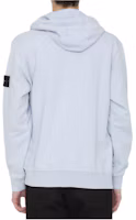 Shop STONE ISLAND SS24 霜藍標誌連帽衫 男女休閒服裝 801564251-V0041