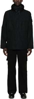 STONE ISLAND SS24 Ghost系列黑標連帽拉鍊外套 黑色。 8015433F1-V0029 Lookbook STONE ISLAND SS24 Ghost系列黑標連帽拉鍊外套 黑色。 8015433F1-V0029