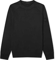 STONE ISLAND SS24 Ghost Pieces Black Label Lightweight Cotton Crewneck Sweater Black 8015654F3-V0029 STONE ISLAND SS24 Ghost Pieces Black Label Lightweight Cotton Crewneck Sweater Black 8015654F3-V0029