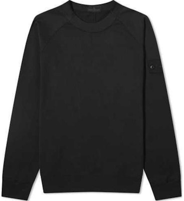 STONE ISLAND SS24 Ghost Pieces 黑標輕量棉質圓領毛衣 黑色 8015654F3-V0029 Order STONE ISLAND SS24 Ghost Pieces 黑標輕量棉質圓領毛衣 黑色 8015654F3-V0029