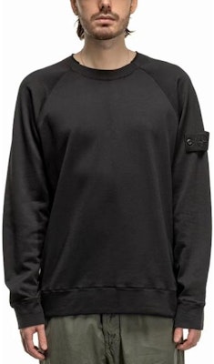 STONE ISLAND SS24 Ghost Pieces 黑標輕量棉質圓領毛衣 黑色 8015654F3-V0029 Shop STONE ISLAND SS24 Ghost Pieces 黑標輕量棉質圓領毛衣 黑色 8015654F3-V0029