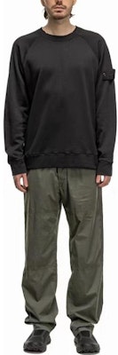 STONE ISLAND SS24 Ghost Pieces 黑標輕量棉質圓領毛衣 黑色 8015654F3-V0029 Purchase STONE ISLAND SS24 Ghost Pieces 黑標輕量棉質圓領毛衣 黑色 8015654F3-V0029