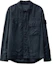 Order Stone Island SS24 Ghost Pieces Cupro Satin Overshirt Navy Blue Shirt. 8015111F2-V0020