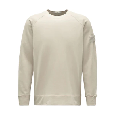 Stone Island SS24 Ghost Pieces White Label Lightweight Crewneck - Beige 8015654F3-V0090