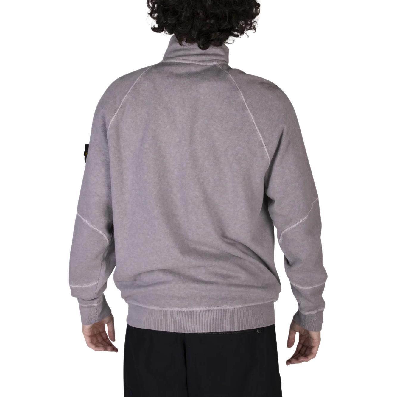 STONE ISLAND SS24 Logo High-Neck Zip Jacket Men’s Light Purple 801565960-V0164 圖 4