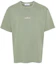 Lookbook STONE ISLAND SS24 標誌印花圓領T恤 男款短袖鼠尾草綠。 80152RCE6-V0055