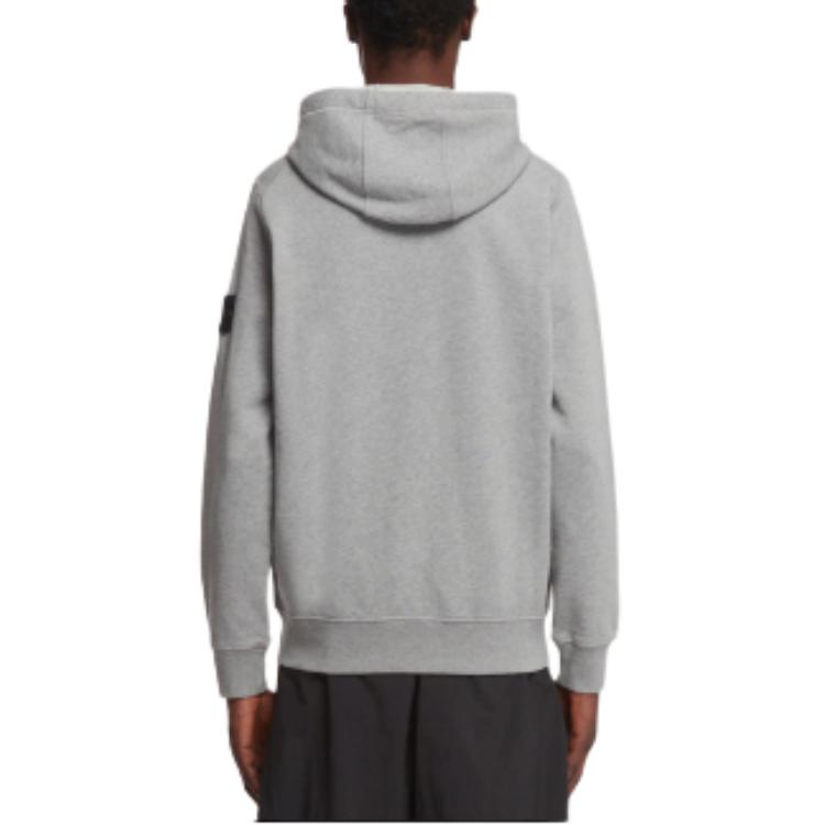STONE ISLAND SS24 Logo Zip-Up Hoodie Grey  Long Sleeve Jacket 801564251-A0M64 圖 5