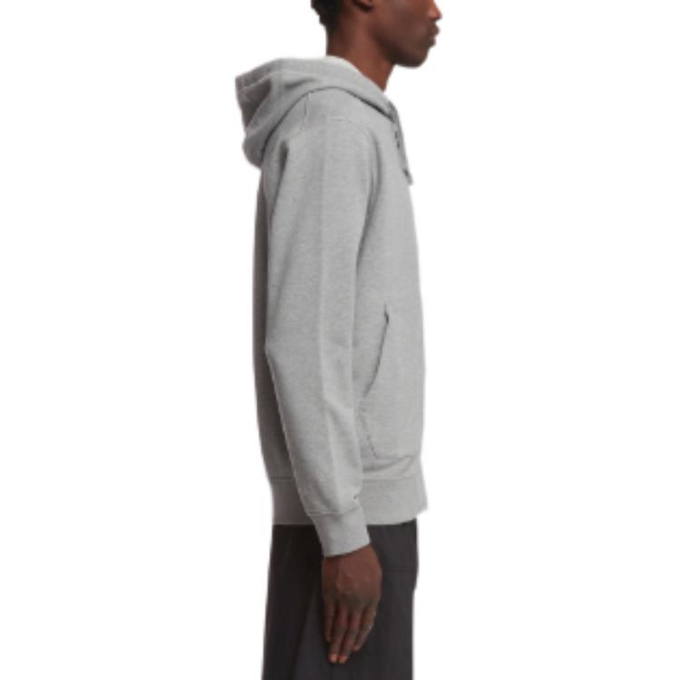 STONE ISLAND SS24 Logo Zip-Up Hoodie Grey  Long Sleeve Jacket 801564251-A0M64 圖 6