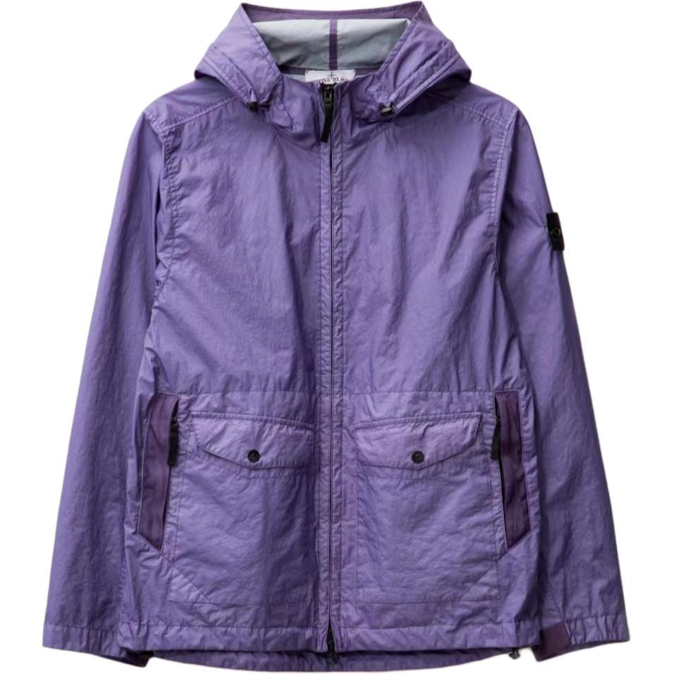 Stone Island SS24 Membrana 3L TC Breathable Waterproof Jacket Purple Men’s 801541123-V0047