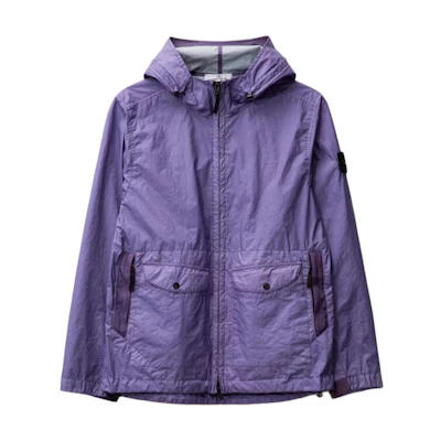 Stone Island SS24 Membrana 3L TC Breathable Waterproof Jacket Purple Men’s 801541123-V0047