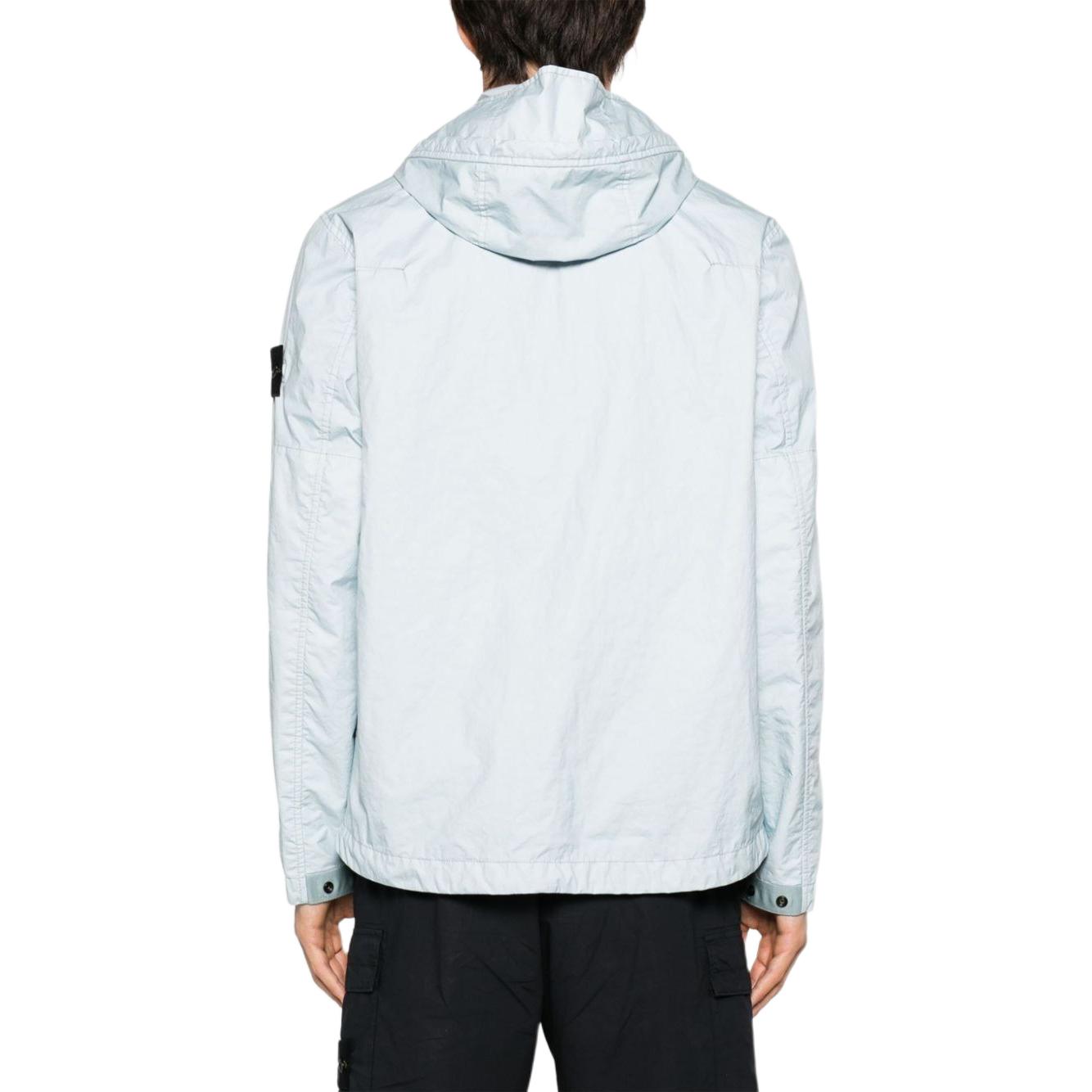 Shop Stone Island SS24 防風防水外套 Membrana 3L TC 天空藍 風衣 801541123-V0041