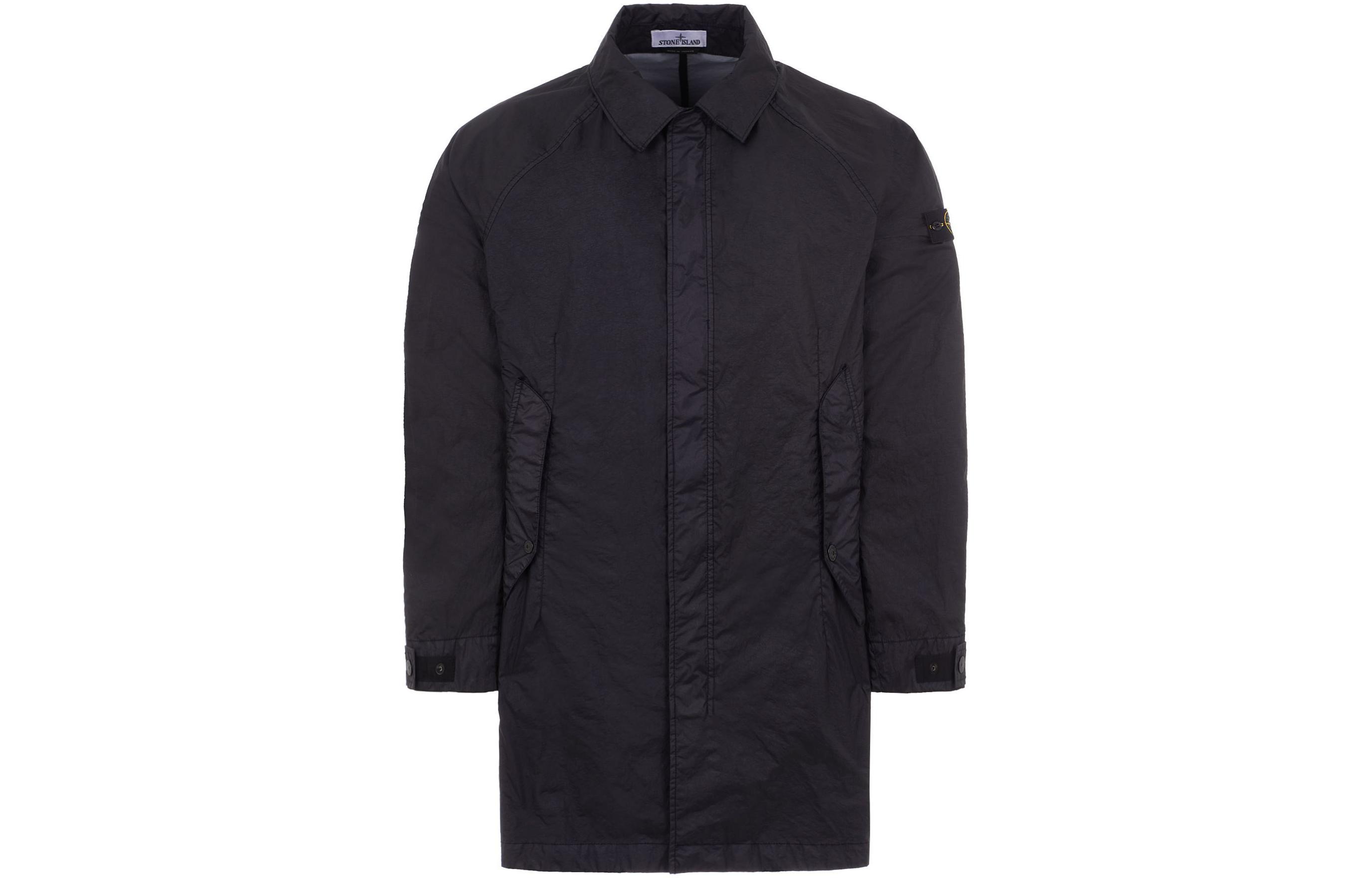 Stone Island SS24 Membrana 3L TC Navy Waterproof Windbreaker Jacket 801570323-V0020