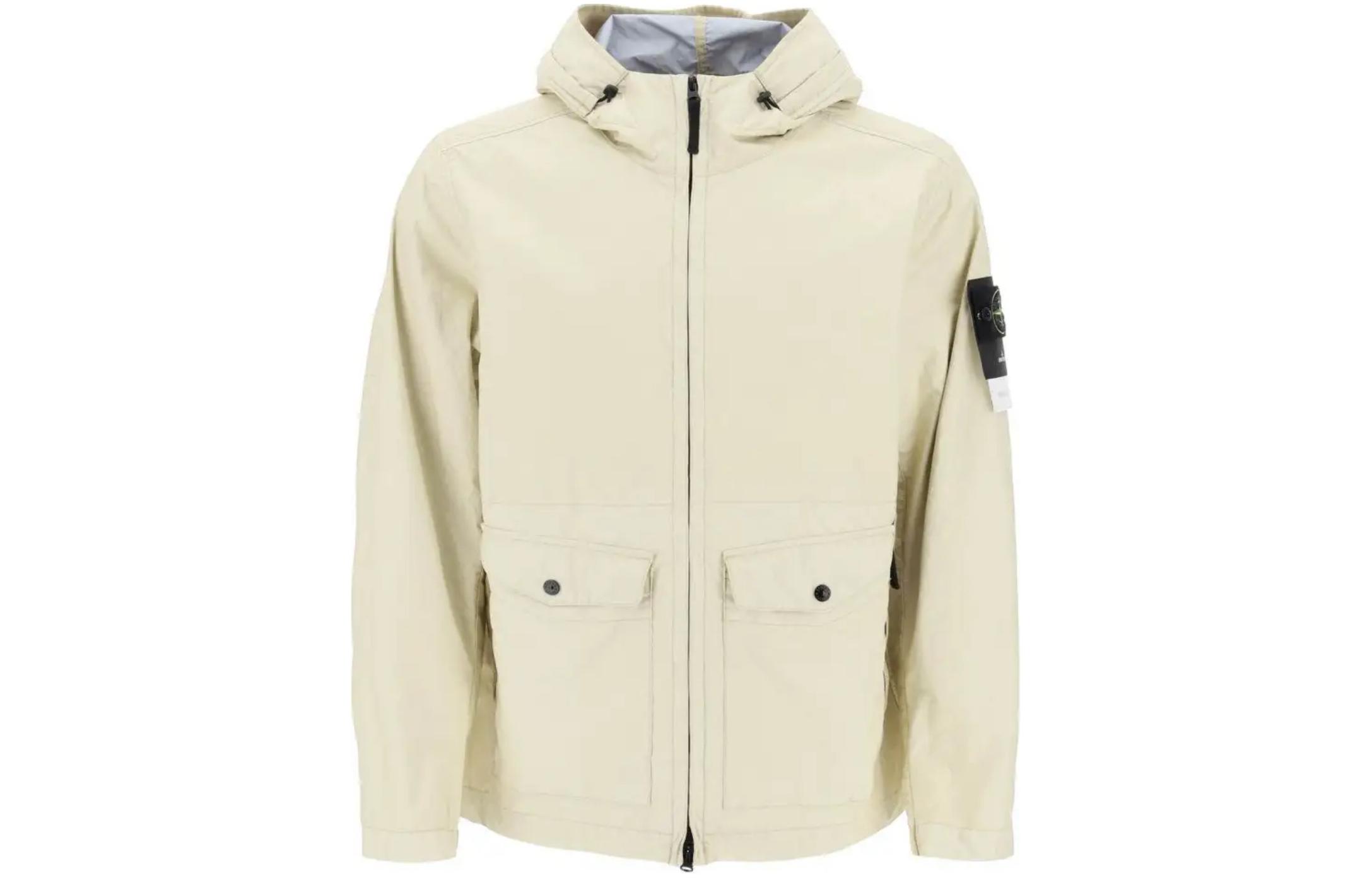 STONE ISLAND SS24 Membrana 3L TC Windproof Waterproof Jacket Beige Men’s 801541123-V0091