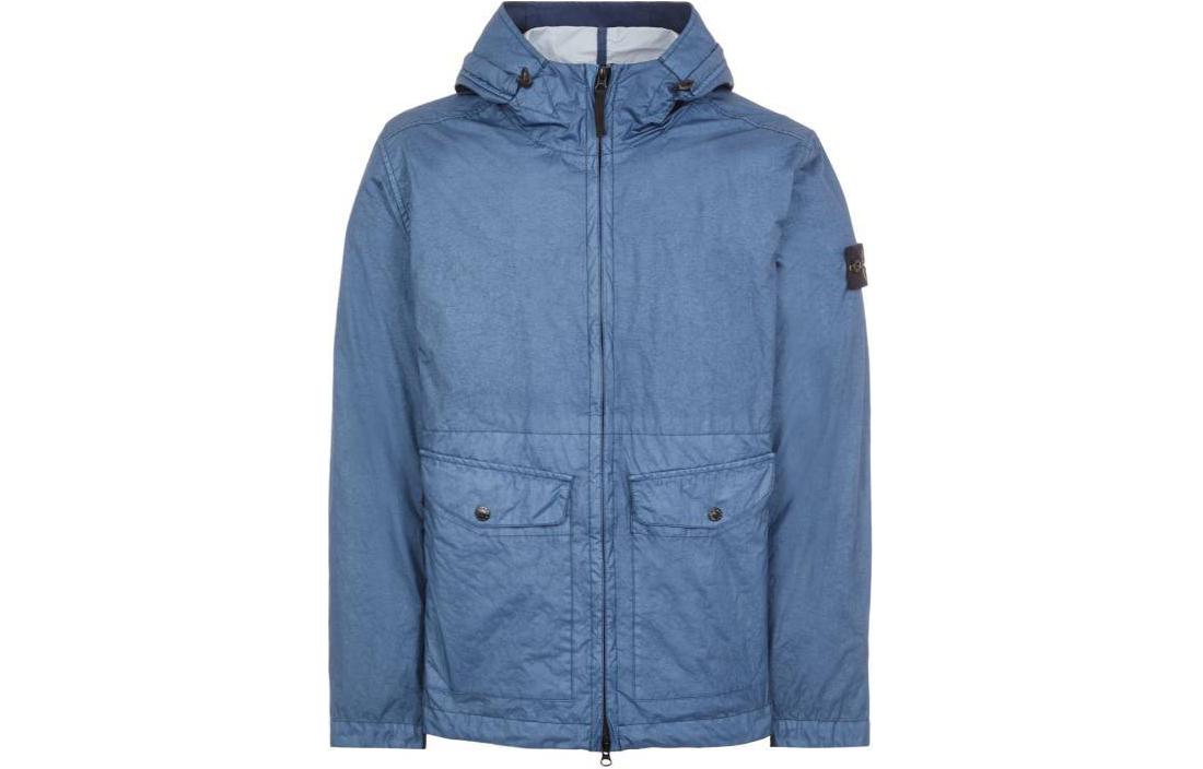 Stone Island SS24 Membrana 3L TC Windproof Waterproof Jacket Air Force Blue 801541123-V0024