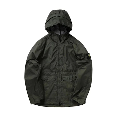 Stone Island SS24 Membrana 3L TC Windproof Waterproof Lightweight Jacket Green Male 801541123-V0059