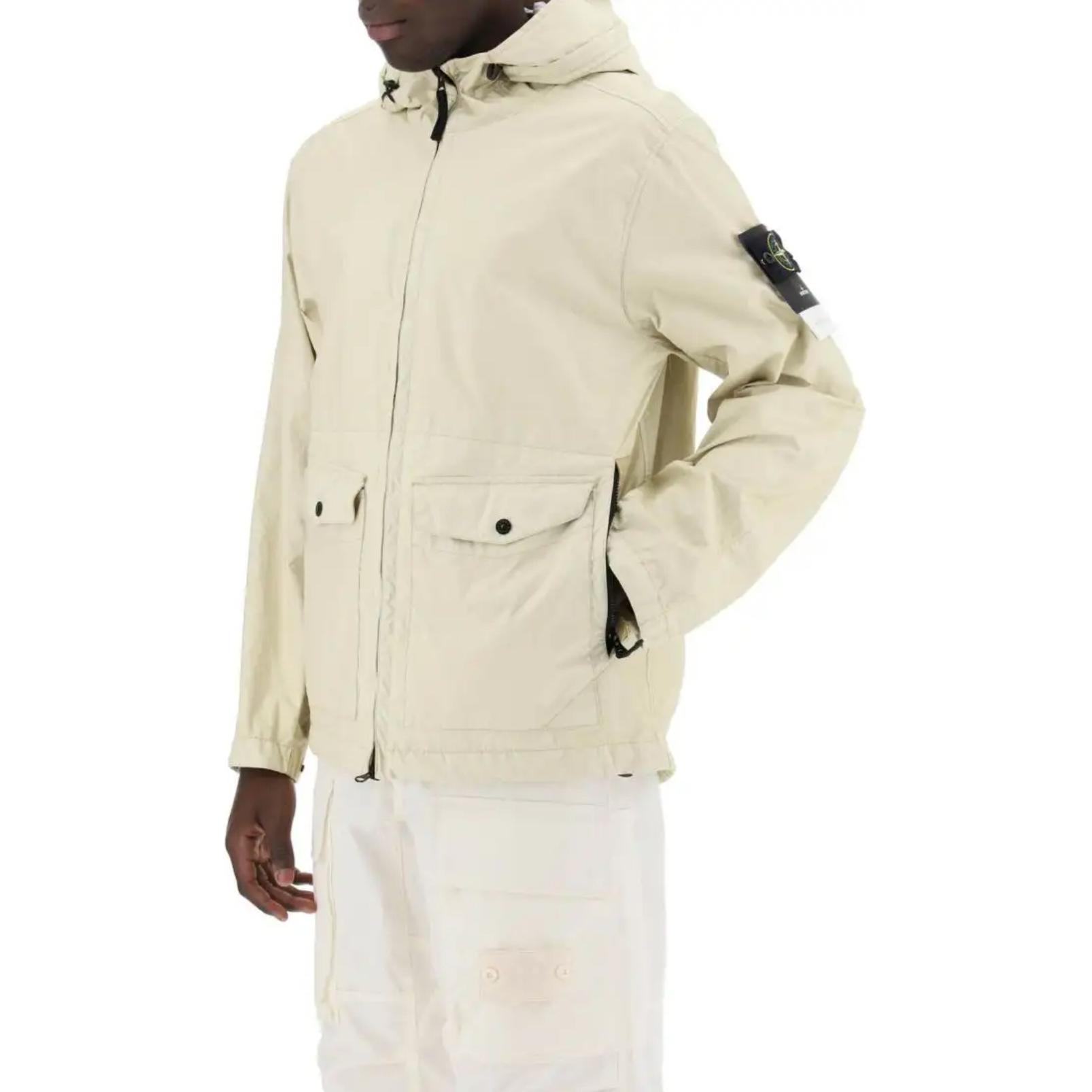 STONE ISLAND SS24 Membrana 3L TC Windproof Waterproof Jacket Beige Men’s 801541123-V0091 圖 3