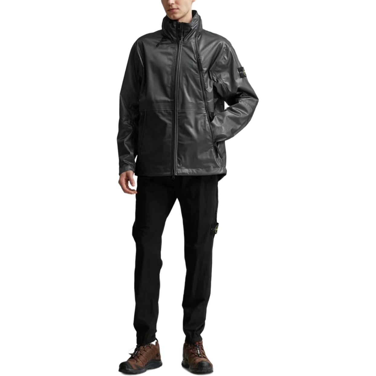 STONE ISLAND SS24 Metallic Lightweight Waterproof Windbreaker Jacket Grey Men’s 801543433-V0060 圖 10