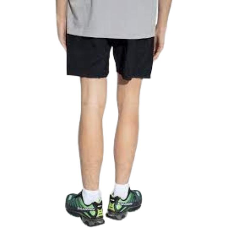 Stone Island SS24 Metallic Nylon Logo Elastic Waist Casual Shorts Black Men 8015B0943-A0029 圖 6