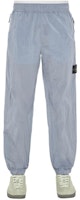 Stone Island SS24 Metallic Nylon Relaxed Joggers Frost Blue Casual Pants. 801532519-V0041 Stone Island SS24 Metallic Nylon Relaxed Joggers Frost Blue Casual Pants. 801532519-V0041