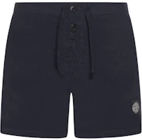 Order Stone Island SS24 Navy Blue White Label Swim Shorts for Men - Casual & Comfortable. 8015B0643-A0020