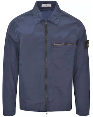 Chaqueta Ligera Stone Island SS24 Nylon Metal Logo Gris Azul - Manga Larga 801511219-V0024 Buy Chaqueta Ligera Stone Island SS24 Nylon Metal Logo Gris Azul - Manga Larga 801511219-V0024