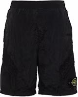 STONE ISLAND SS24 Nylon Metal Logo Elastic Waist Casual Shorts Black Mens. 8015L1719-V0029 STONE ISLAND SS24 Nylon Metal Logo Elastic Waist Casual Shorts Black Mens. 8015L1719-V0029