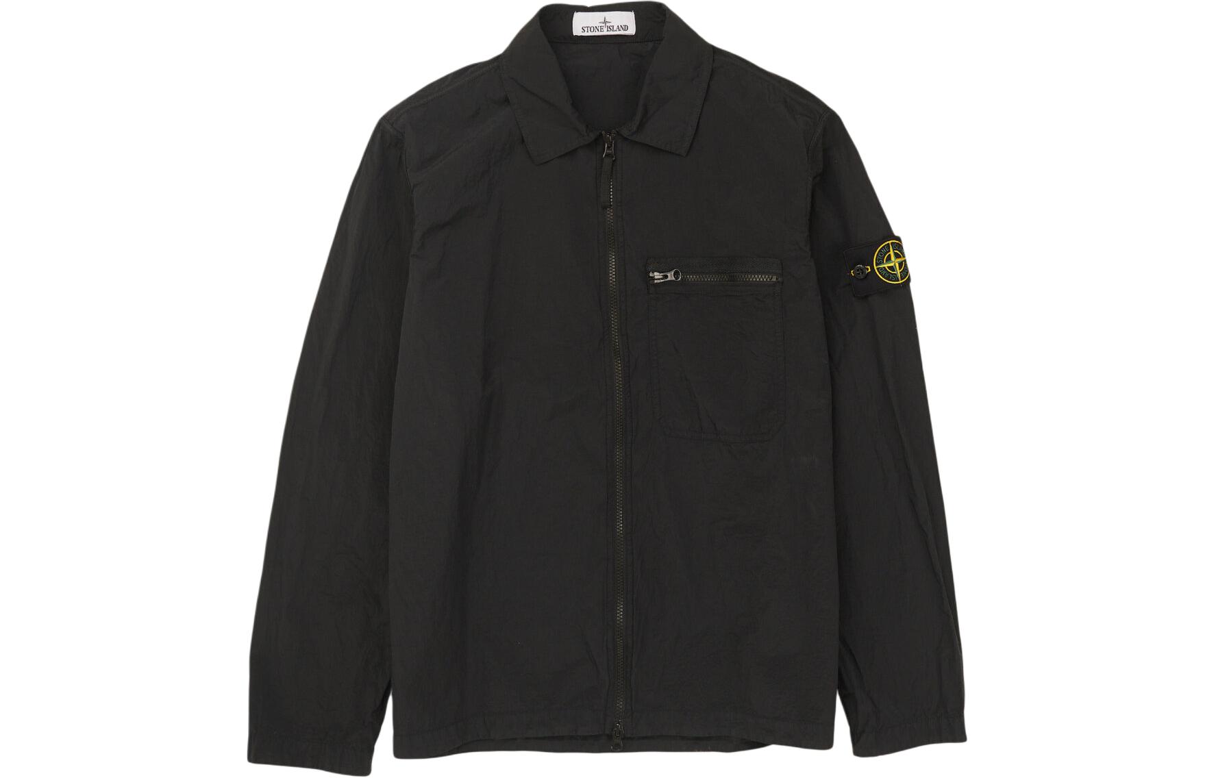 Stone Island SS24 Nylon Metal Logo Long Sleeve Jacket -  Casual Outerwear. 801511219-V0029