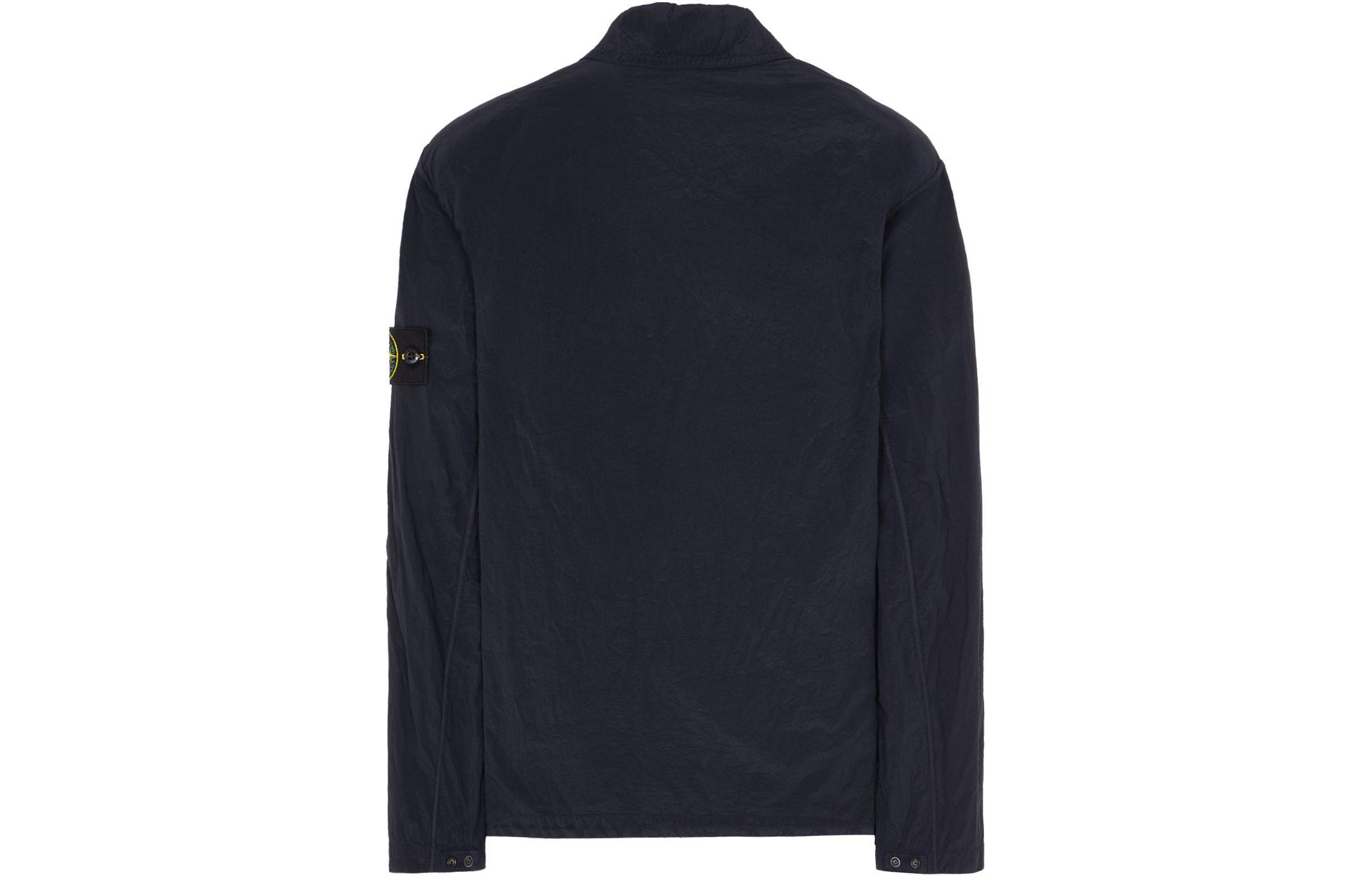 STONE ISLAND SS24 Nylon Metal Logo Long Sleeve Jacket Blue Men’s Outerwear. 801511219-V0020 圖 3