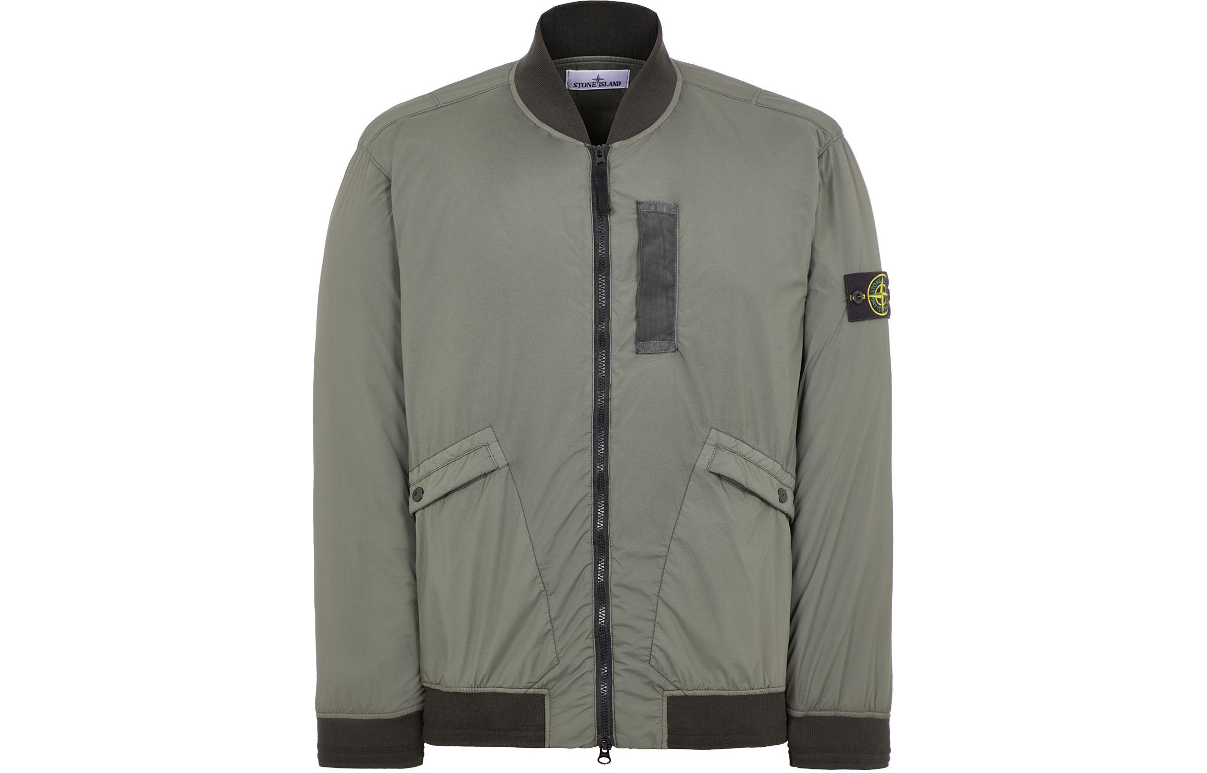Stone Island SS24 Pilot Jacket with Chest Pocket Men’s - Moss Green 801540525-V0059