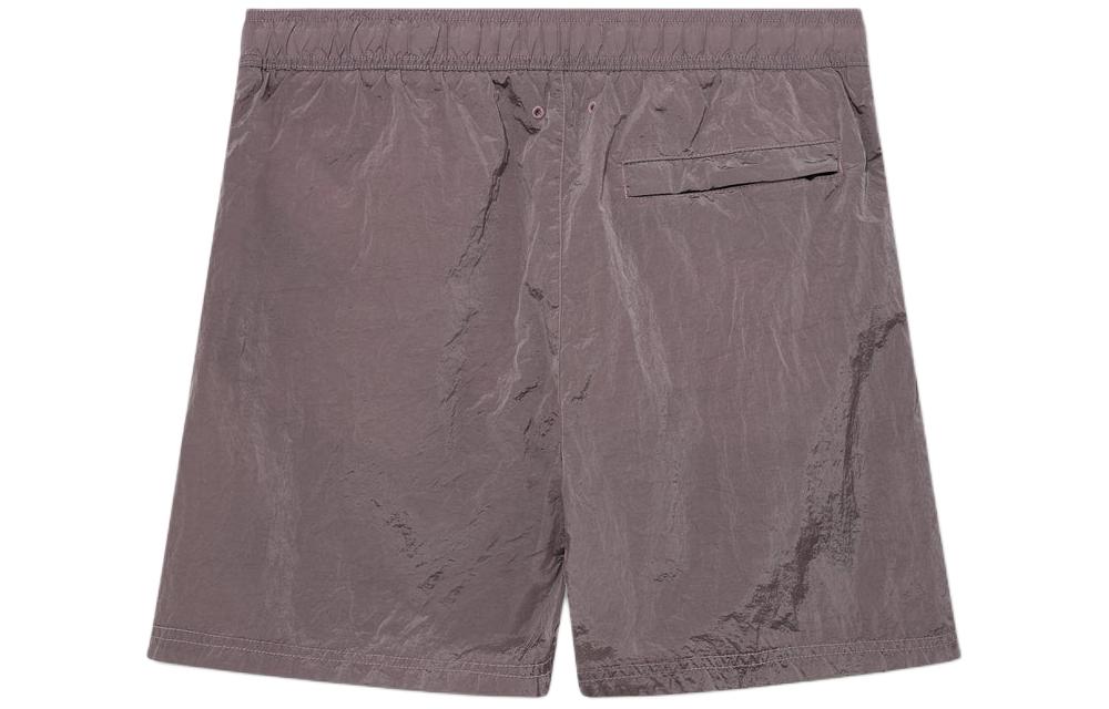 Lookbook Stone Island SS24 粉色尼龍彈性腰直筒休閒短褲 男款 8015B0943-V0080