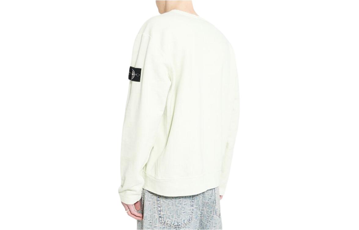 STONE ISLAND SS24 Rare White Label Pullover Long Sleeve Sweatshirt Green Men 8015617T3-V0051 圖 3