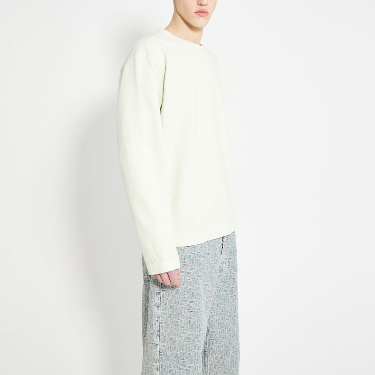 STONE ISLAND SS24 Rare White Label Pullover Long Sleeve Sweatshirt Green Men 8015617T3-V0051 圖 5