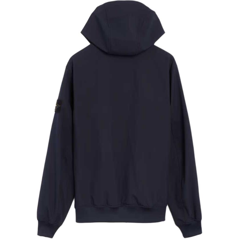 Stone Island SS24 Soft Shell Navy Blue Hooded Jacket  Casual Outerwear 801540227-V0020 圖 3