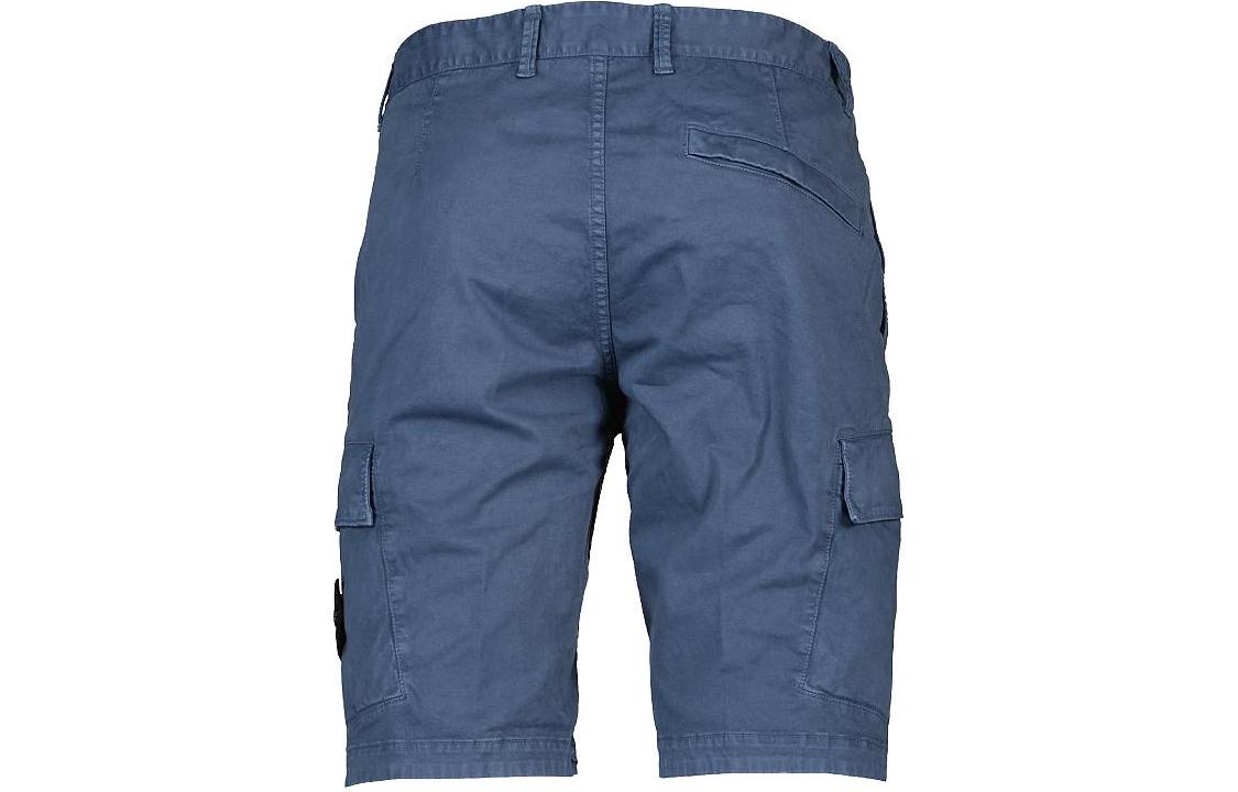 STONE ISLAND SS24 Solid Color Casual Shorts Men Light Blue 1015L1204V0124 圖 3