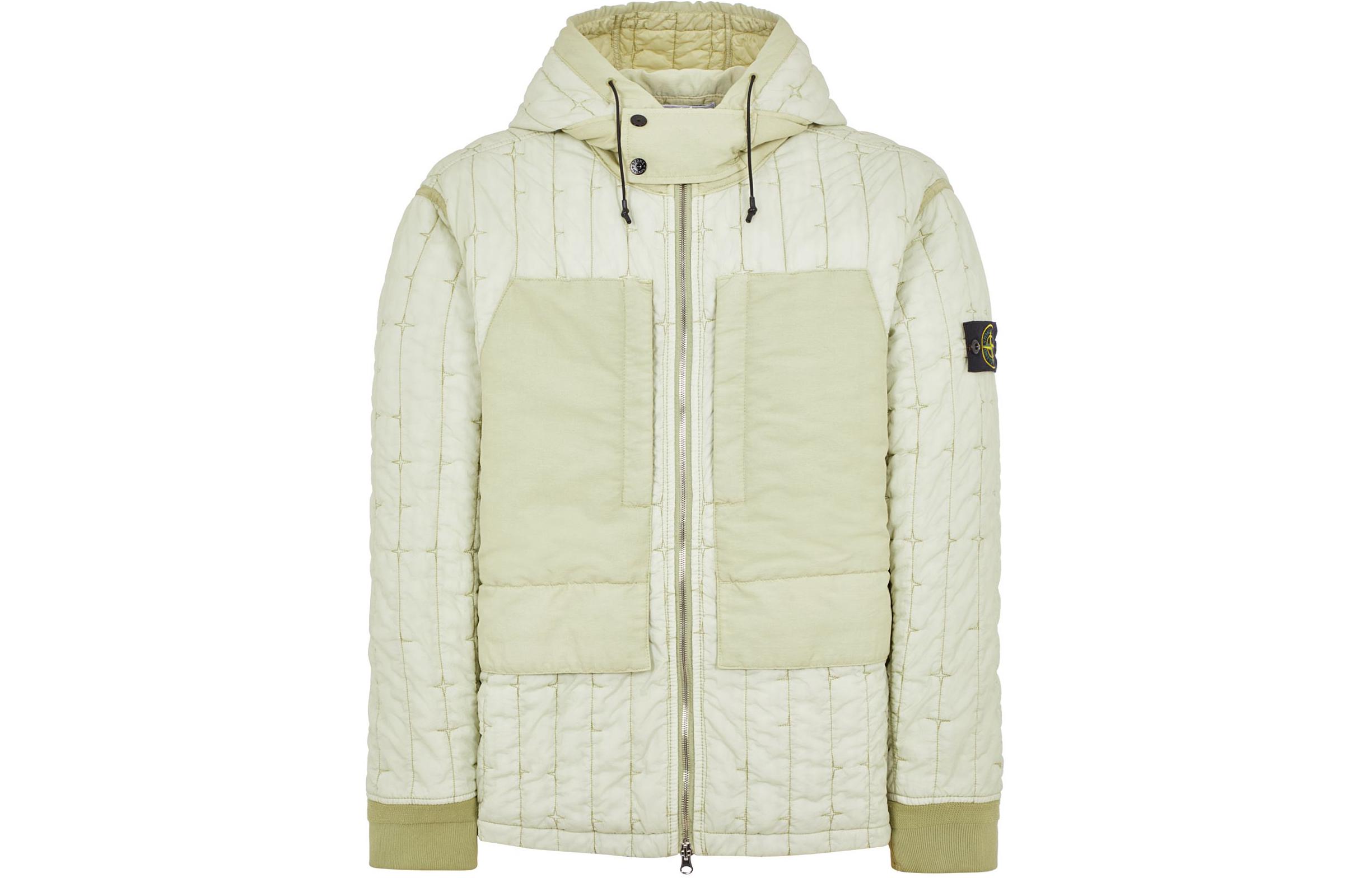 STONE ISLAND SS24 Star Quilted Hooded Jacket - Pistachio Green () 801540731-V0051 圖 2