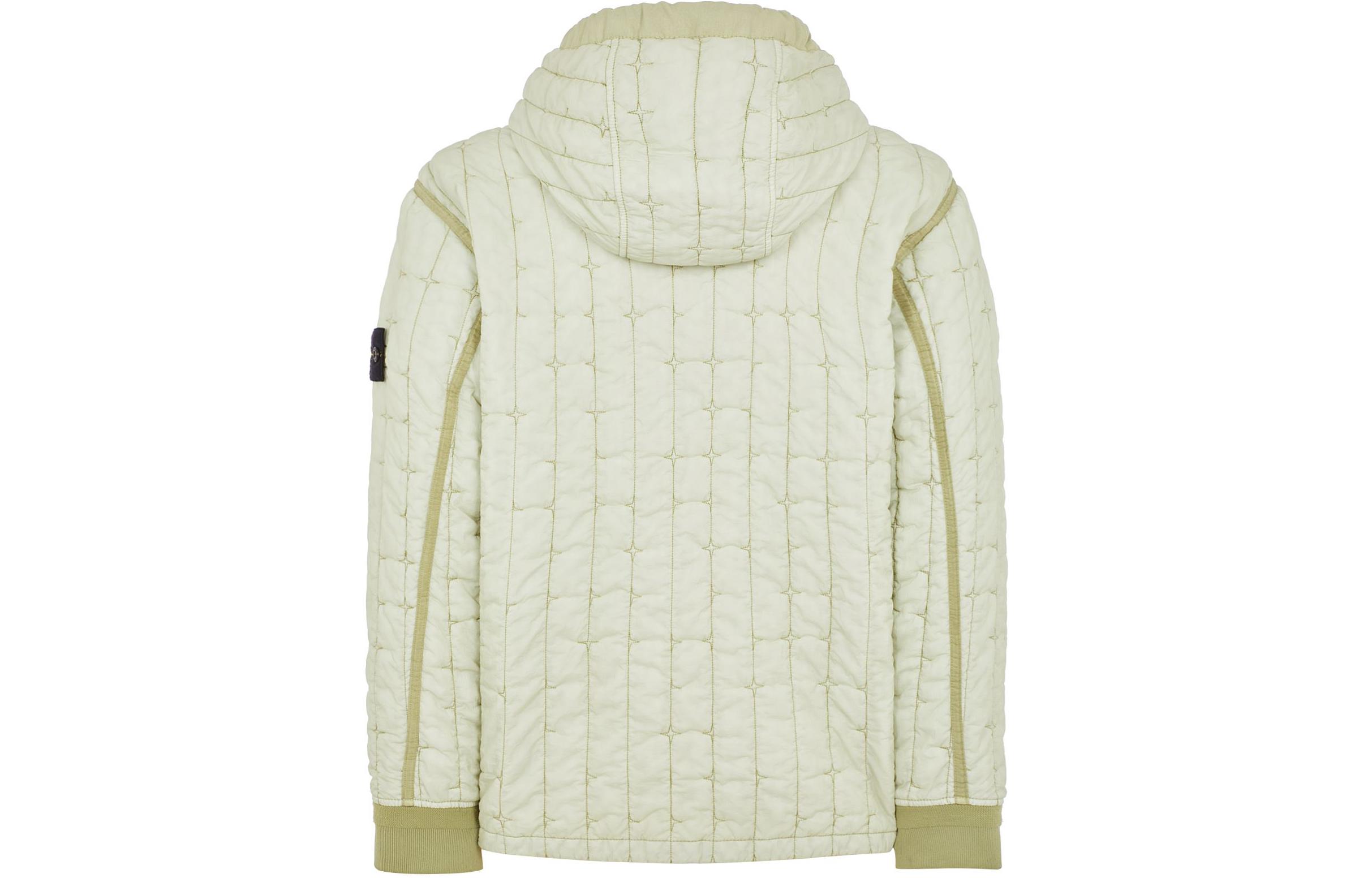 STONE ISLAND SS24 Star Quilted Hooded Jacket - Pistachio Green () 801540731-V0051 圖 3