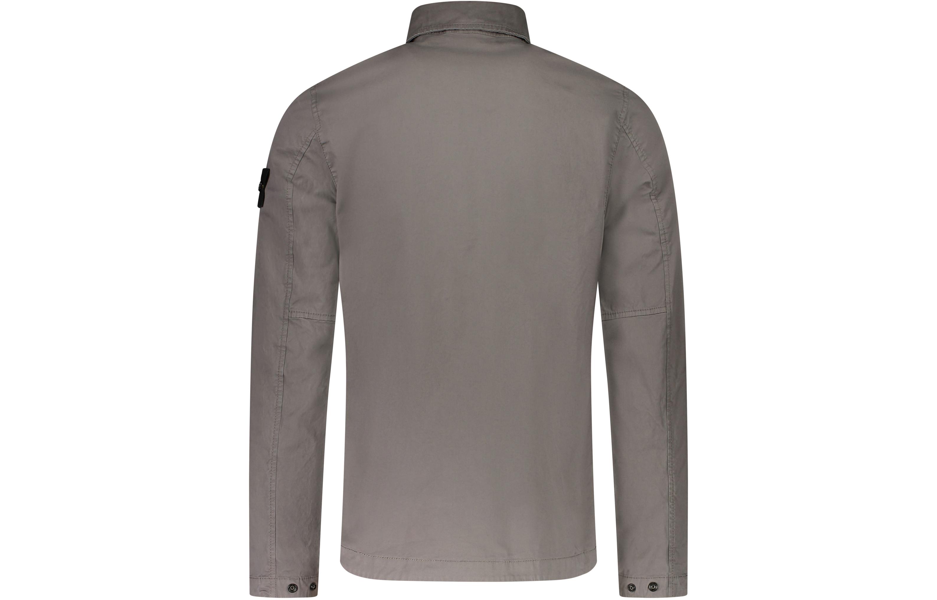 Lookbook ストーンアイランド SS24 スーピマコットン ジップポケット 長袖ジャケット ダブグレー メンズ 801510210-V0092