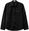 Buy Stone Island SS24 Washed Logo Cotton Zip Pocket Long Sleeve Jacket Black . 8015119WN-V0129
