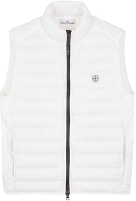 STONE ISLAND SS24 白色绗缝拉链无袖羽绒马甲 男女同款 8015G0524-V0001 Buy STONE ISLAND SS24 白色绗缝拉链无袖羽绒马甲 男女同款 8015G0524-V0001
