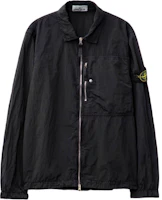 Stone Island SS25 Nylon Metal Jacket Black - Zip-Up with Logo Patch K1S151200005S0019V0029 Stone Island SS25 Nylon Metal Jacket Black - Zip-Up with Logo Patch K1S151200005S0019V0029