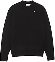 Stone Island Star Logo Crewneck Pullover Sweatshirt Men Black 8015549GA-V0029 Stone Island Star Logo Crewneck Pullover Sweatshirt Men Black 8015549GA-V0029