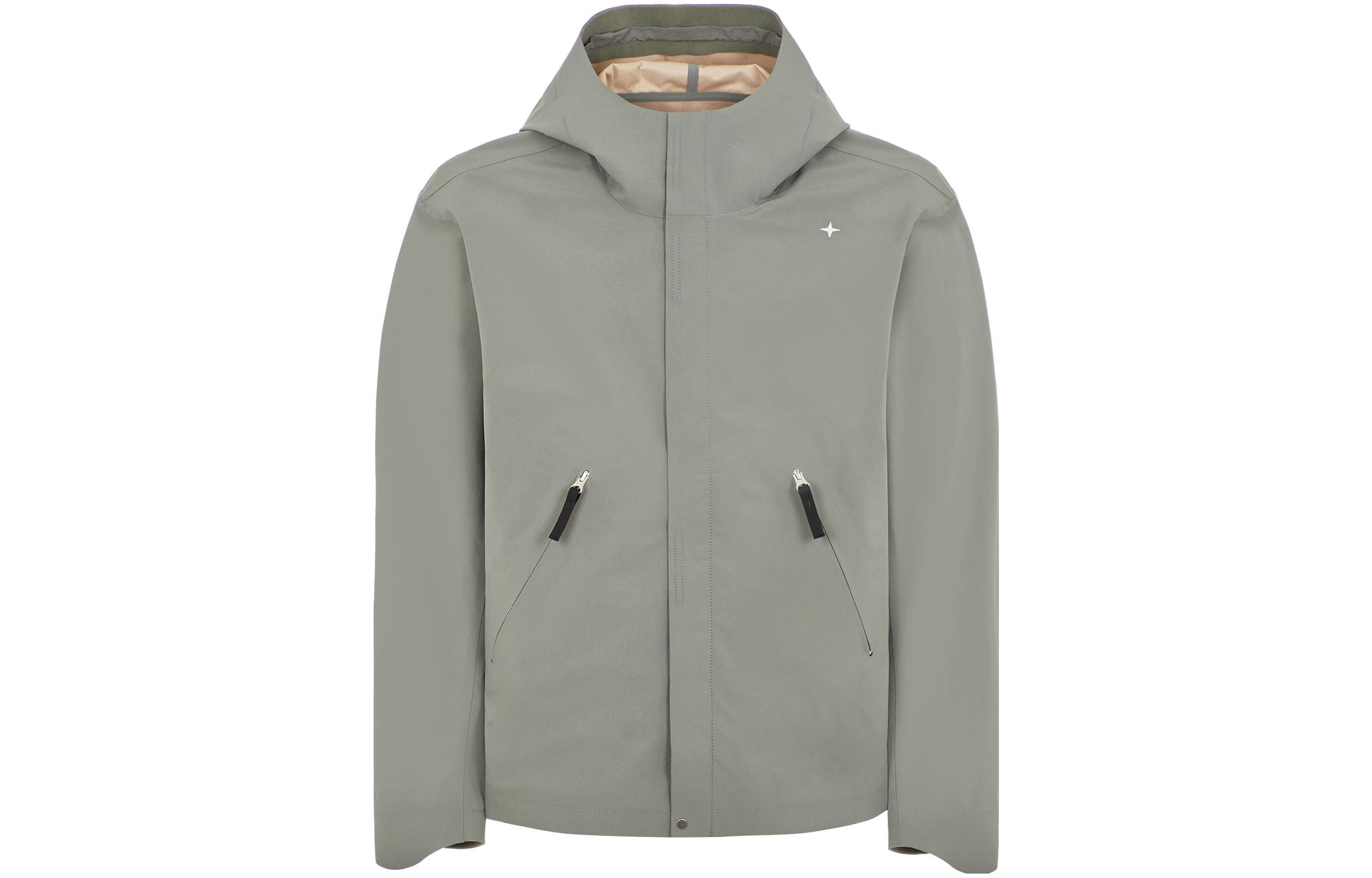 Stone Island Stellina Nylon Canvas Hooded Jacket Sage Green Unisex. 7915402G1-V0055 圖 2