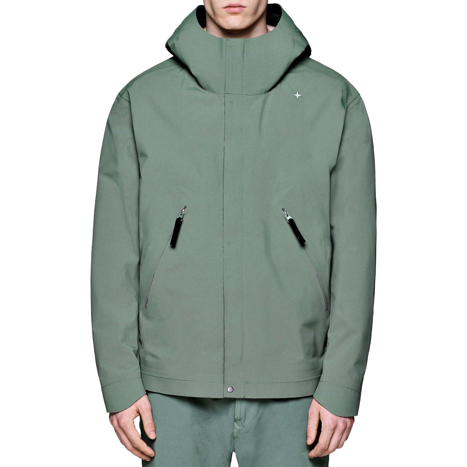 Stone Island Stellina Nylon Canvas Hooded Jacket Sage Green Unisex. 7915402G1-V0055 圖 4