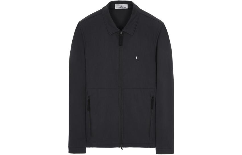 Stone Island Stellina Series SS23 Zip-Up Long Sleeve Jacket Men’s Black 7815121G4-V0029