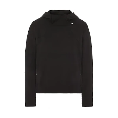 Stone Island Stellina SS24 Black Hoodie with Star Embroidery for Men 8015605G5-V0029