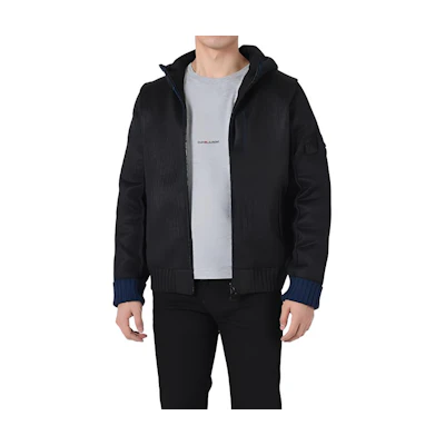 Stone Island Stone Island Black Zip-Up Hoodie Jacket 7319508A6-V0021